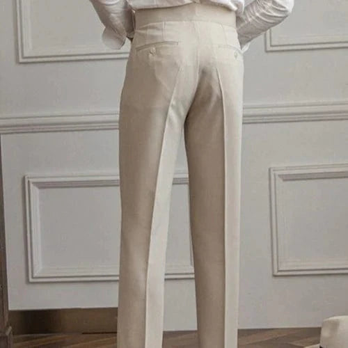 Marcelo Tailored pleat trousers for men