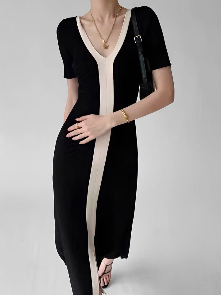 Gigi Contrast Midi Dress