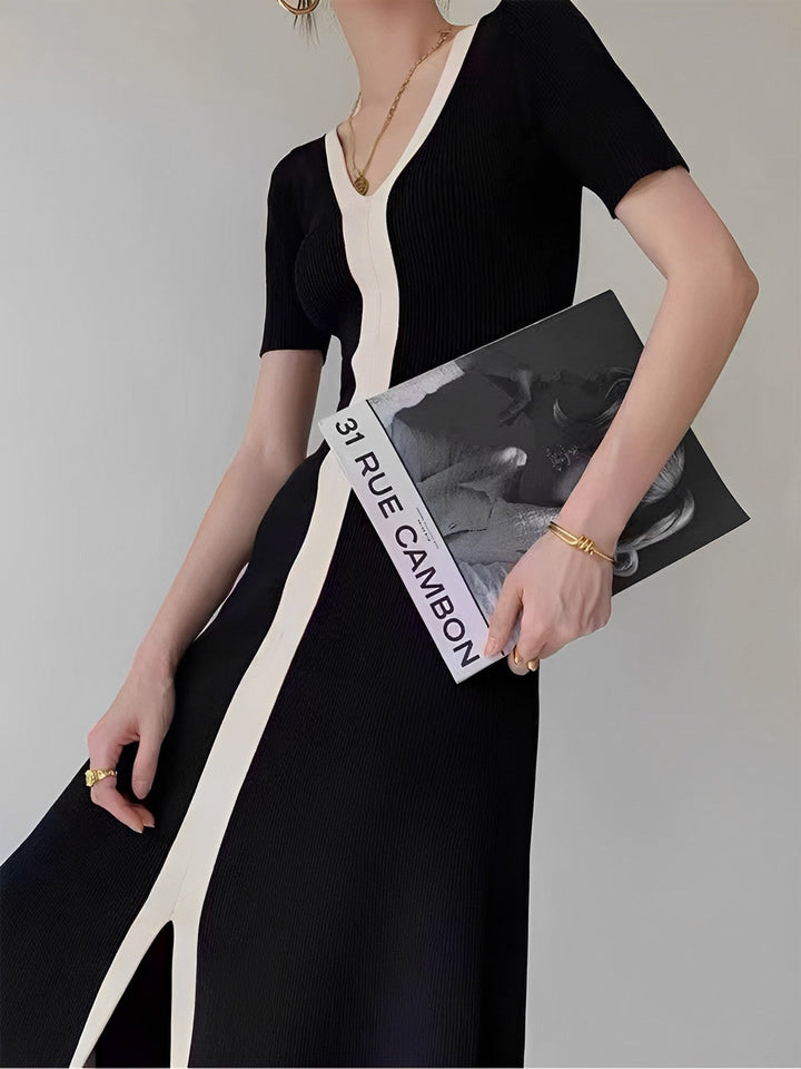 Gigi Contrast Midi Dress
