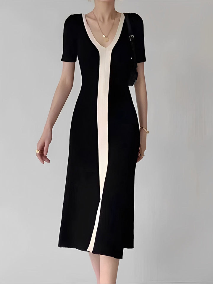 Gigi Contrast Midi Dress