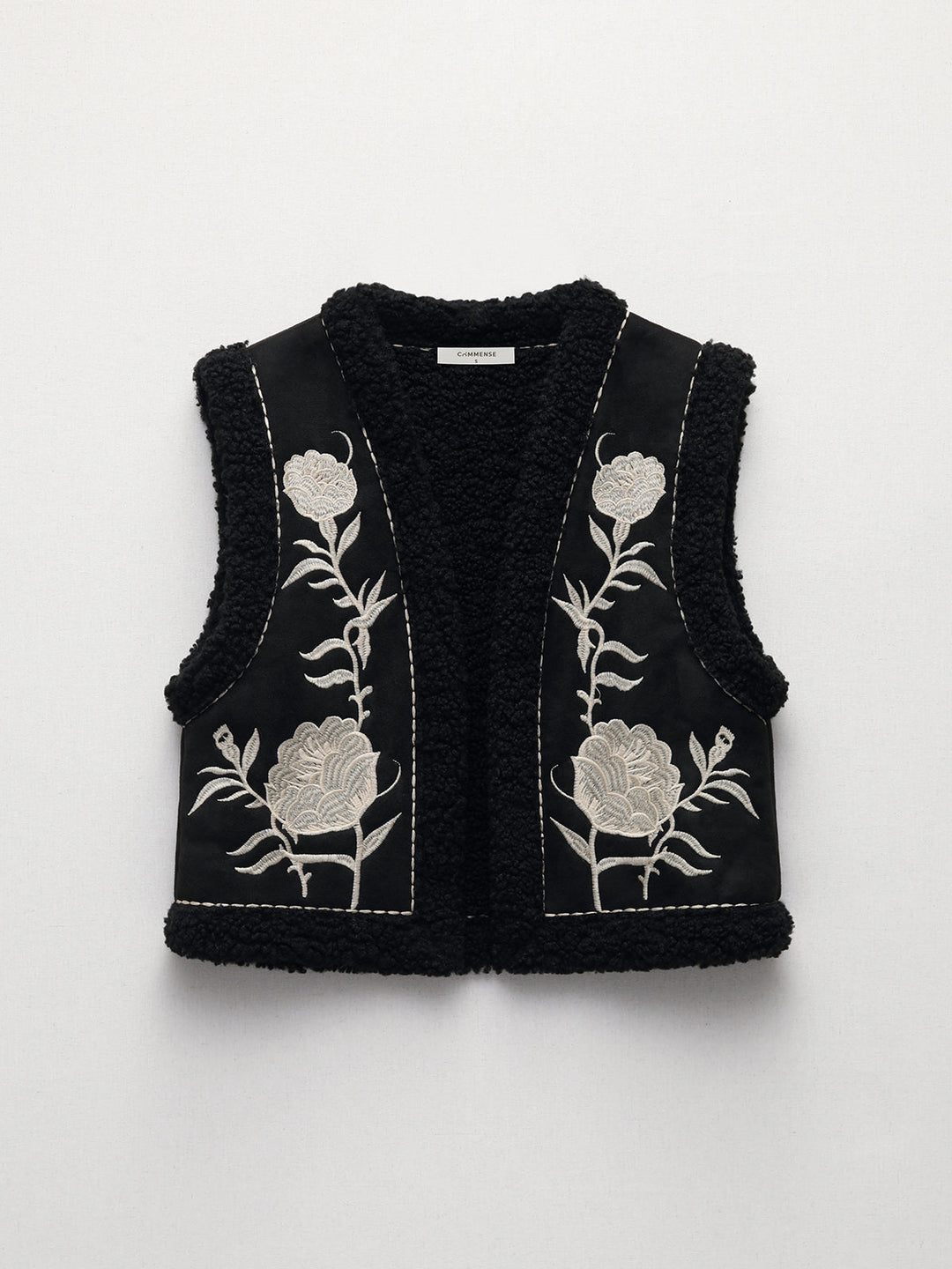 Gianna Embroidered Floral Vest