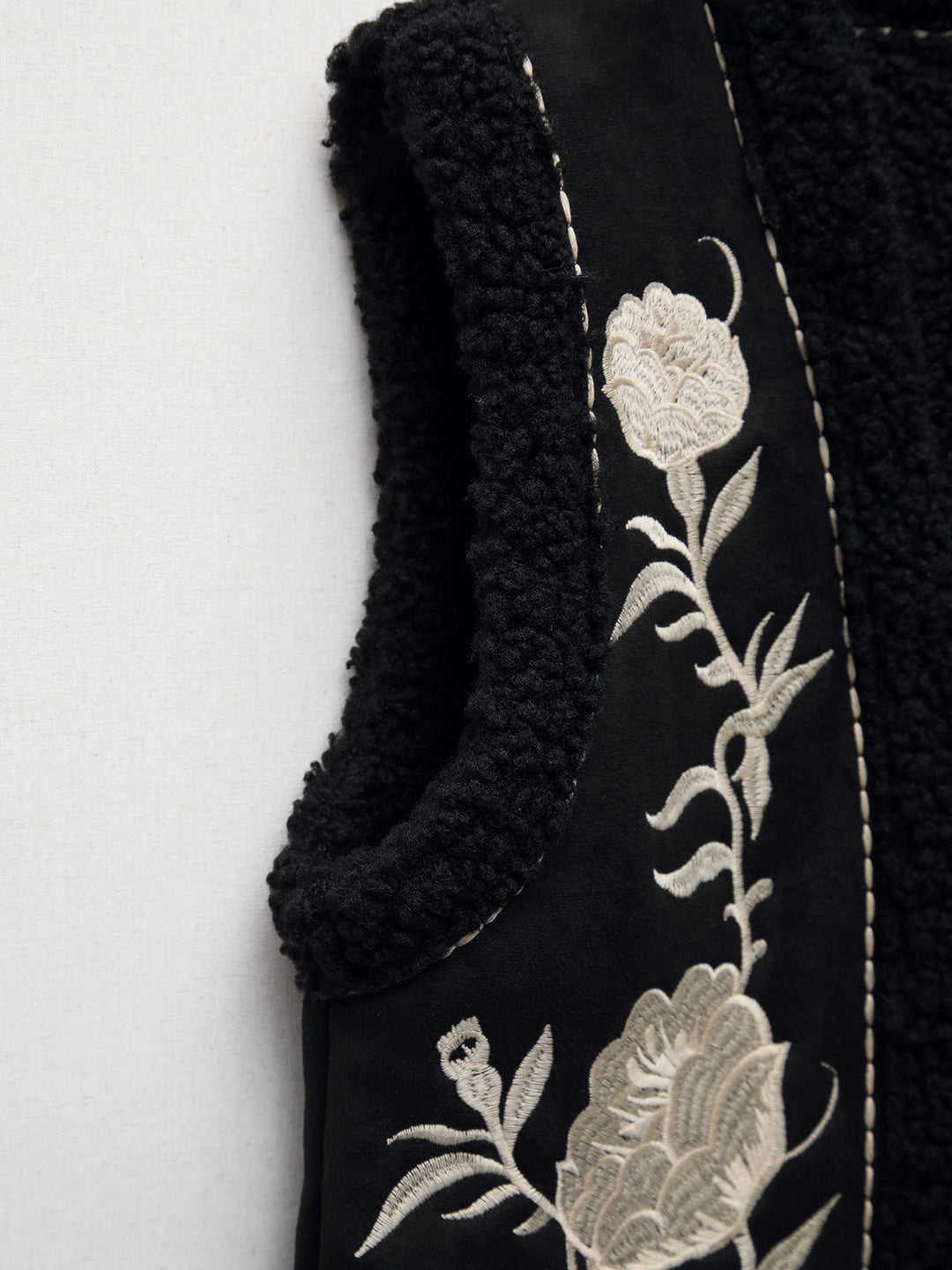 Gianna Embroidered Floral Vest