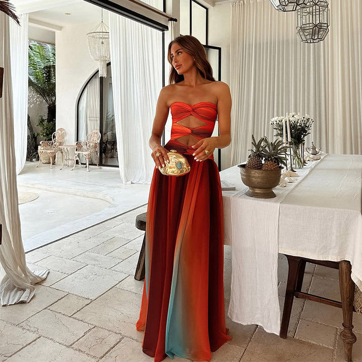 Tessa | Strapless Maxi Dress