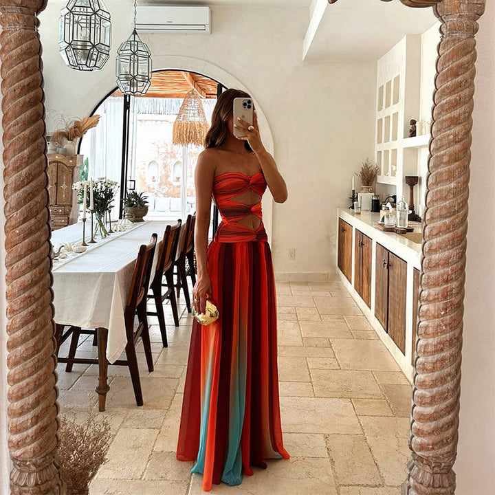 Tessa | Strapless Maxi Dress