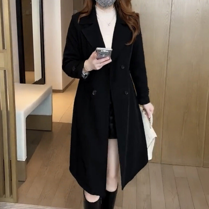 Daphne™ | Luxury Wool Trench Coat