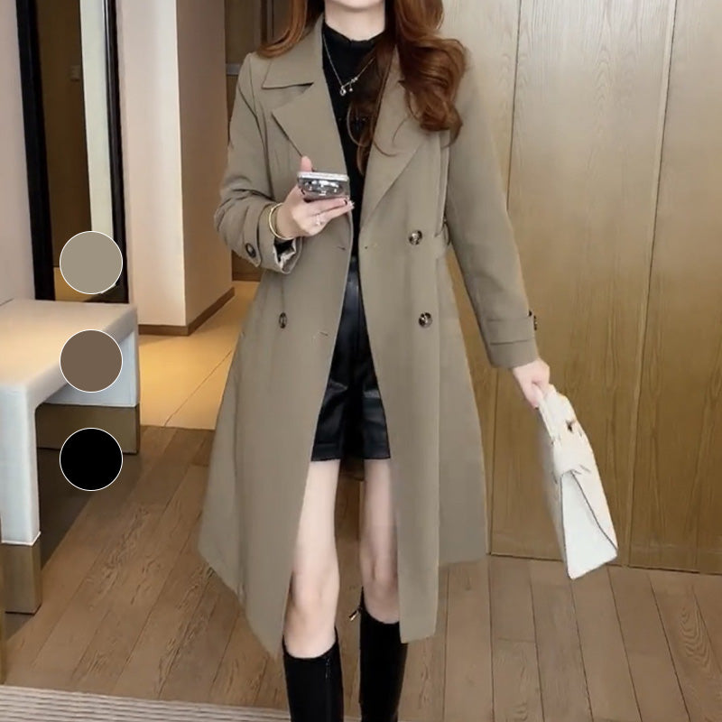 Daphne™ | Luxury Wool Trench Coat