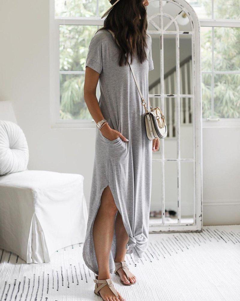 Alrisa ™ Maxi shirt dress