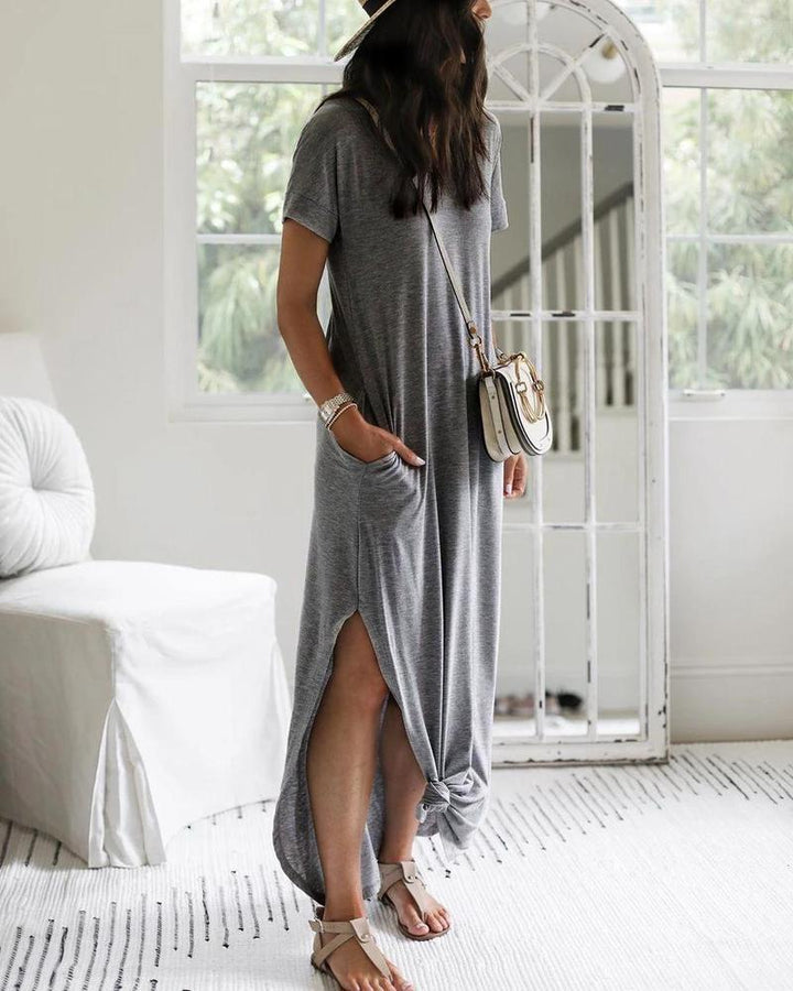Alrisa ™ Maxi shirt dress