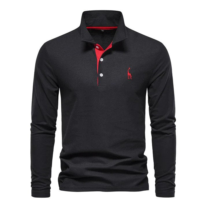Gil - Men's long-sleeved polo shirt