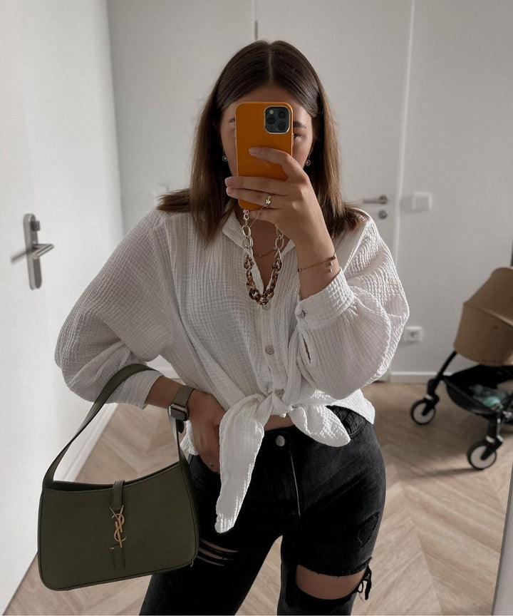 Lizabel -Blouse in plus size Freya